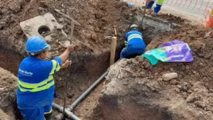 Aguas del Norte habilitó nueva cañería y conexiones domiciliarias en la zona centro de Salta capital