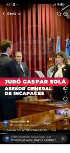 Un poco más de lo mismo. Asumió como asesor general de incapaces Gaspar Sola